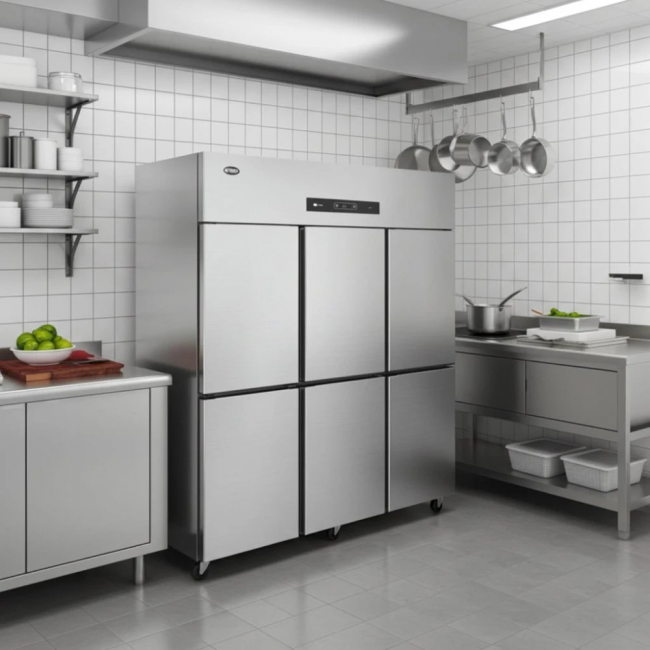 Tủ đông 6 cánh Oucboll BCD-1800Q - 990 lít 