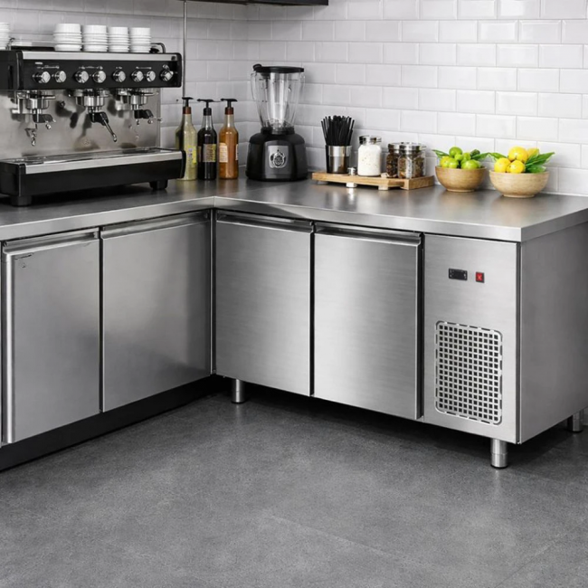  Tủ bàn inox đông quạt gió BD/BC-180F