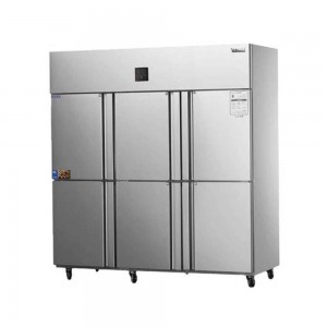 Tủ đông 6 cánh inox có quạt lạnh Snow Village SLLDZ4-1300LD Tủ đông 6 cánh inox có quạt lạnh Snow Village SLLDZ4-1300LD