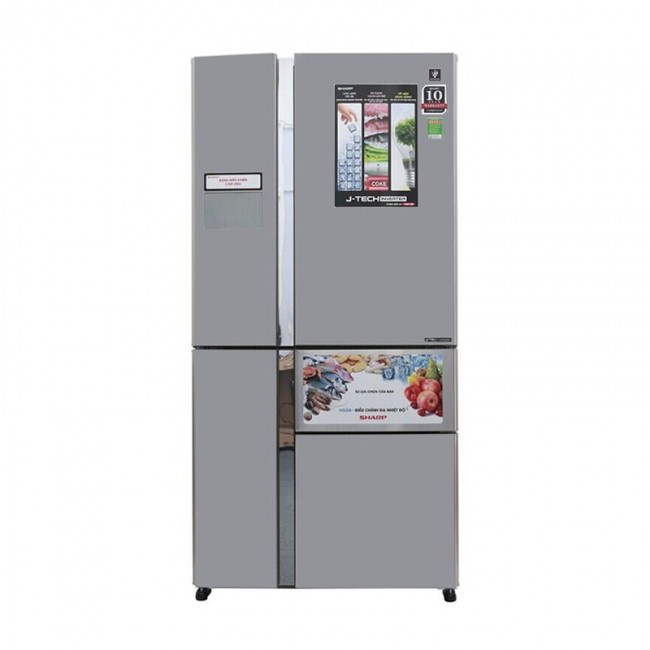 Tủ lạnh sharp SJ-F5X76VM-SL 758 lít