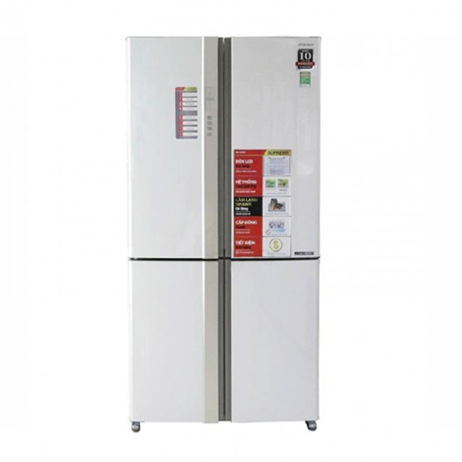 Tủ lạnh sharp  SJ-FX680V-WH inverter 605 LÍT