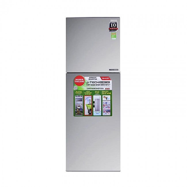 Tủ lạnh Sharp SJ-X251E-SL Inverter 241 Lít (Bạc, thép không rỉ)