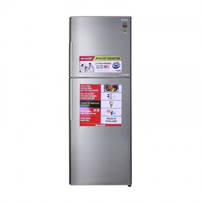 Tủ lạnh Sharp SJ-X316E-SL Inverter 287 lít