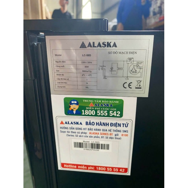 Tủ mát Alaska LC-50D