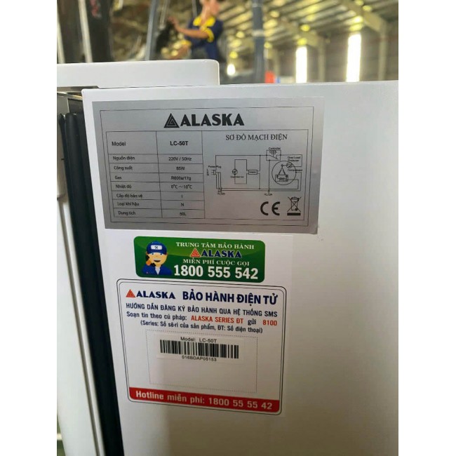 Tủ mát mini Alaska LC-50T