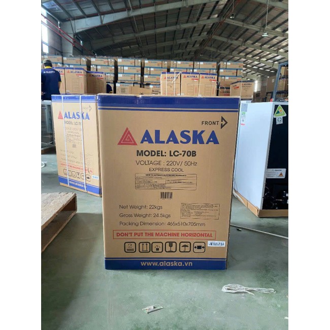 Tủ Mát Alaska LC-70B (đen)