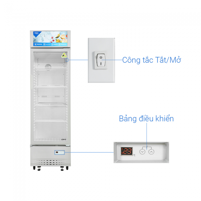 Tủ mát Aqua 215 lít AQS-AF340S