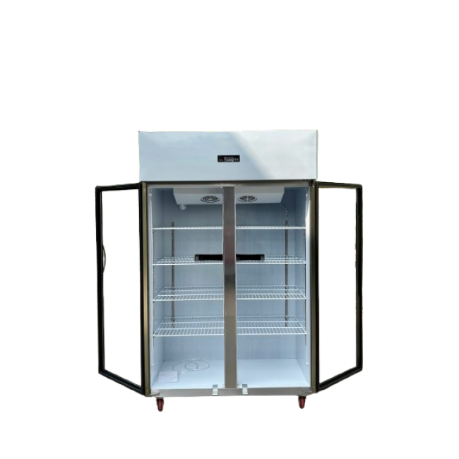 Tủ mát inox 2 cửa kính quạt lạnh LS-1200F