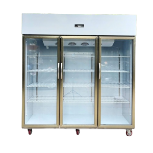 Tủ mát inox 3 cánh cửa kính quạt lạnh LS-1200F Tủ mát inox 3 cánh cửa kính quạt lạnh LS-1200F
