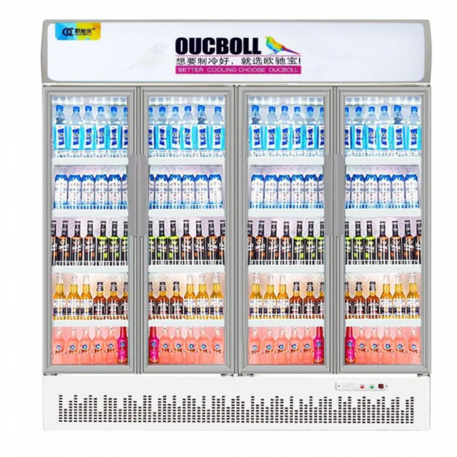Tủ mát 4 cánh kính Oucboll 1580L LC-1580F 