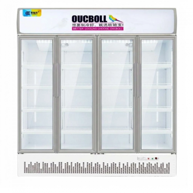 Tủ mát 4 cánh kính Oucboll 1580L LC-1580F 