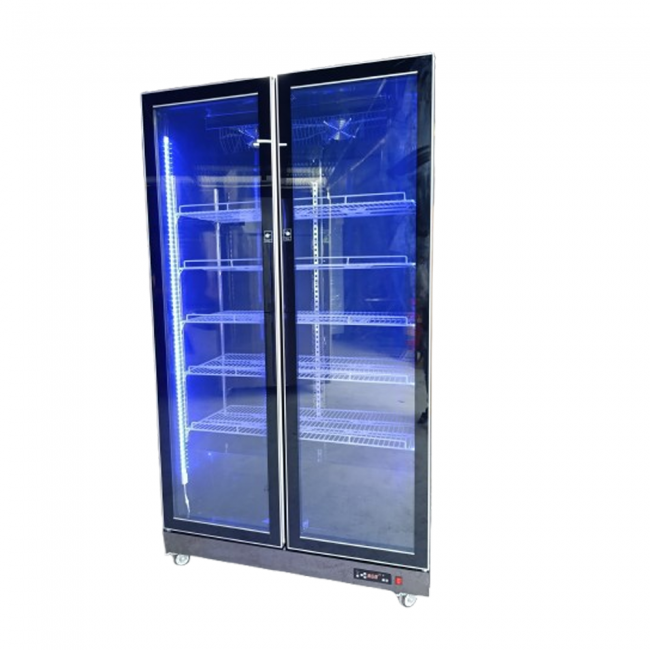 Tủ mát trưng bày rượu 2 cánh Oucboll LG-1110F đen Tủ mát trưng bày rượu 2 cánh Oucboll LG-1110F đen