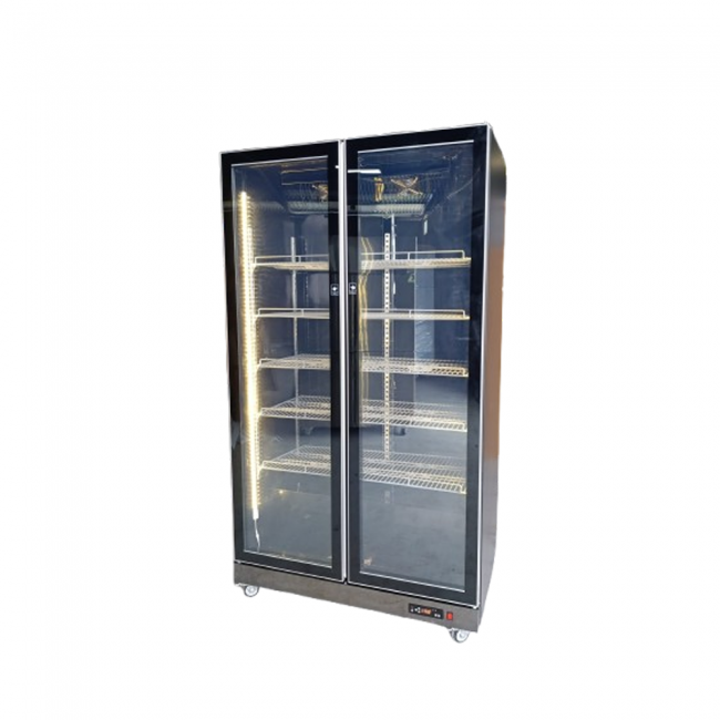 Tủ mát trưng bày rượu 2 cánh Oucboll LG-1110F đen Tủ mát trưng bày rượu 2 cánh Oucboll LG-1110F đen