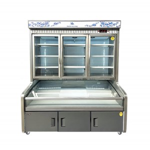 Tủ trưng bày trên mát dưới đông 3 chế độ cao cấp 1.8M DC-1800FY Tủ trưng bày trên mát dưới đông 3 chế độ cao cấp 1.8M DC-1800FY