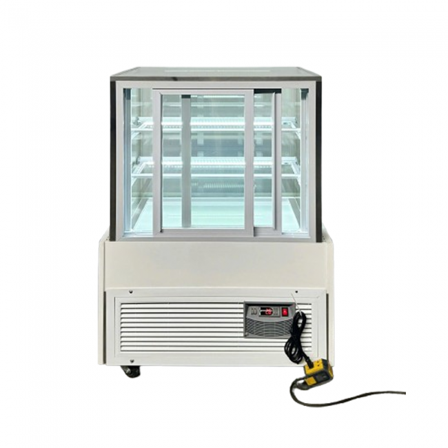 Tủ bánh 3 tầng kính vuông 0.9m DG-900 Tủ bánh 3 tầng kính vuông 0.9m DG-900