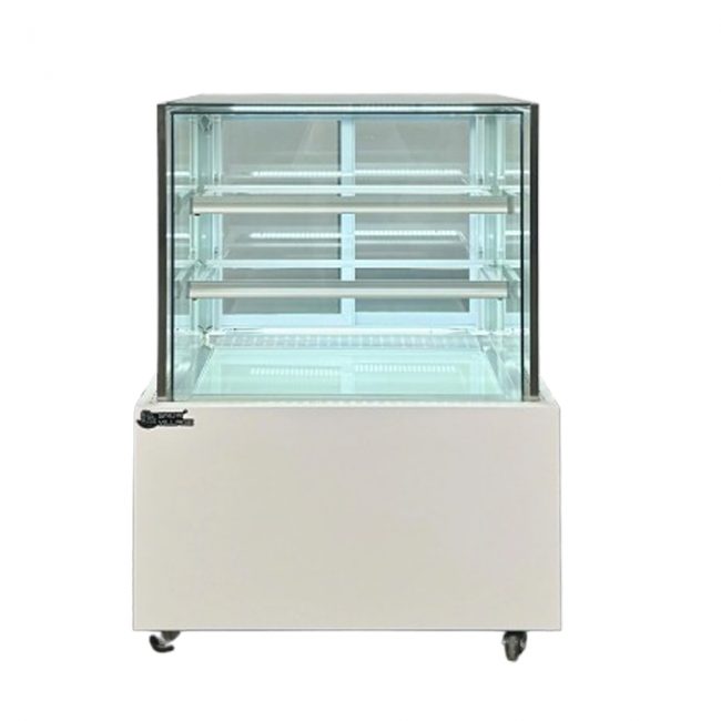 Tủ bánh 3 tầng kính vuông 0.9m DG-900 Tủ bánh 3 tầng kính vuông 0.9m DG-900