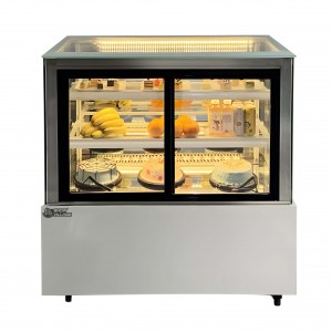 Tủ bánh 3 tầng kính vuông 1.2m GB-300-4L.Z lùa trước sau Tủ bánh 3 tầng kính vuông 1.2m GB-300-4L.Z lùa trước sau