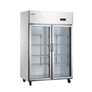 Tủ mát inox 2 cửa kính Snow Vilagge LC-1200CF Tủ mát inox 2 cửa kính Snow Vilagge LC-1200CF