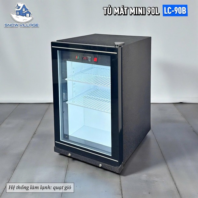 Tủ mát mini 1 cửa kính Snow Village LC-90B