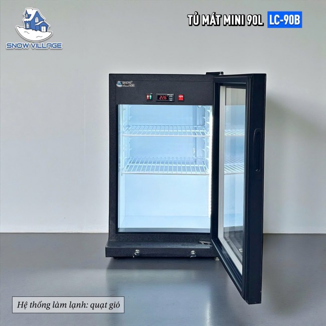 Tủ mát mini 1 cửa kính Snow Village LC-90B