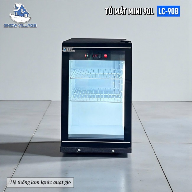Tủ mát mini 1 cửa kính Snow Village LC-90B