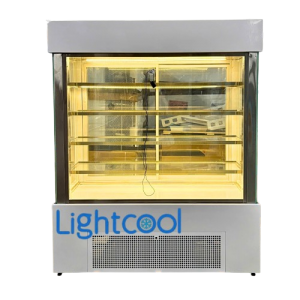 Tủ bánh 5 tầng kính vuông 1.2m DG-1200Z Tủ bánh 5 tầng kính vuông 1.2m DG-1200Z