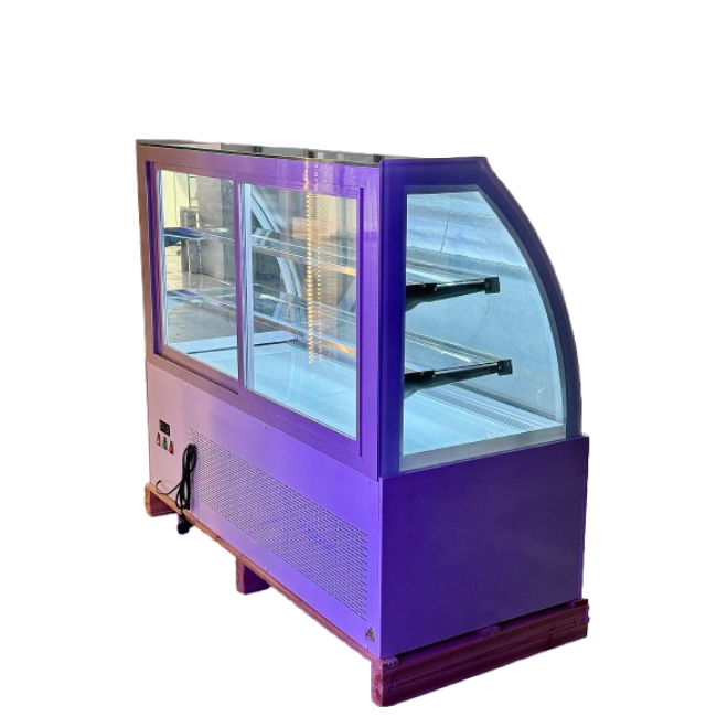 Tủ bánh kem kính cong 1.5m 3 tầng DG-1500Z