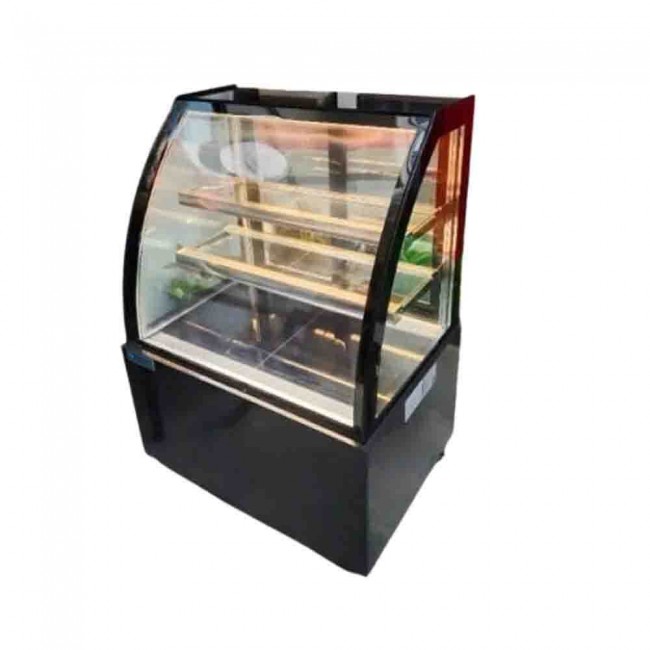 Tủ bánh kem kính cong 90cm 3 tầng DG-900Z