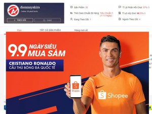 Đồng hành với Cristiano Ronaldo tại cửa hàng Điện Máy Akira trên Shopee
