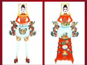 Thiết kế “Bàn thờ” cho quốc phục Việt Nam tại Miss Universe 2019 gây tranh cãi gay gắt