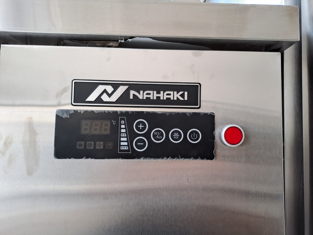 Tủ bàn mát inox cánh kính Nahaki NBM/2CKI-1500