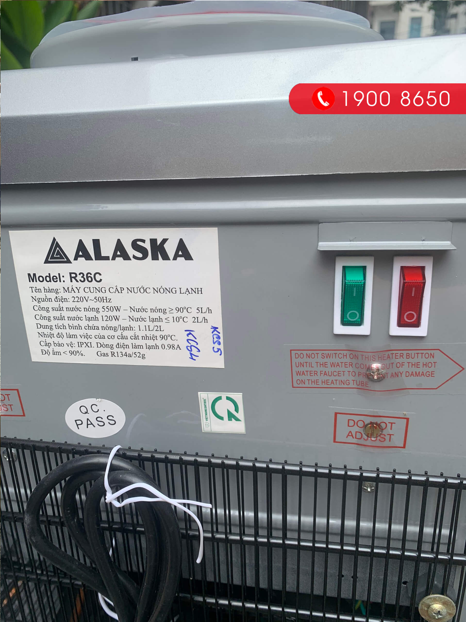 Hình ảnh chi tiết cây nước nóng lạnh Alaska R-36C