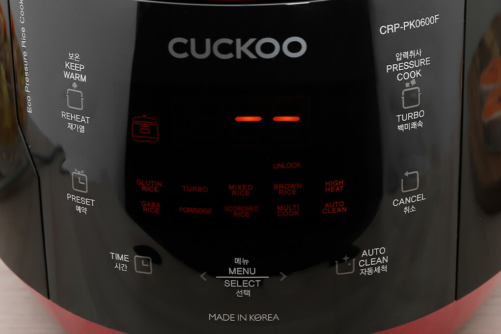 Nồi cơm áp suất điện tử Cuckoo CRP-PK0600F 1.08 lít 