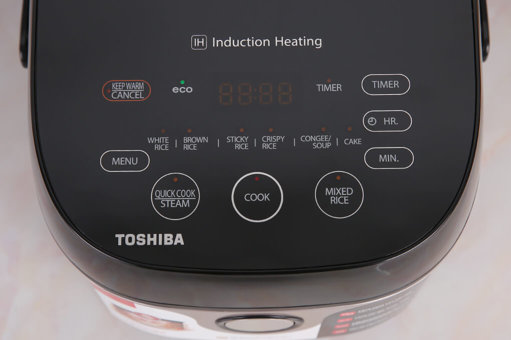 Nồi cơm điện Toshiba RC-10NMFVN(WT) đa dạng chức năng nấu tự động