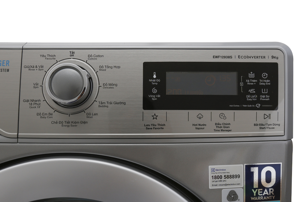 máy giặt inverter electrolux ewf12938s