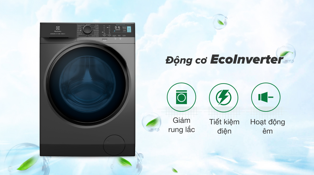 Công nghệ Inverter trên máy giặt EWF8024P5SB giúp tiết kiệm điện hiệu quả
