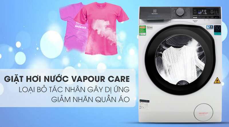 Công nghệ giặt hơi nước Vapour Care
