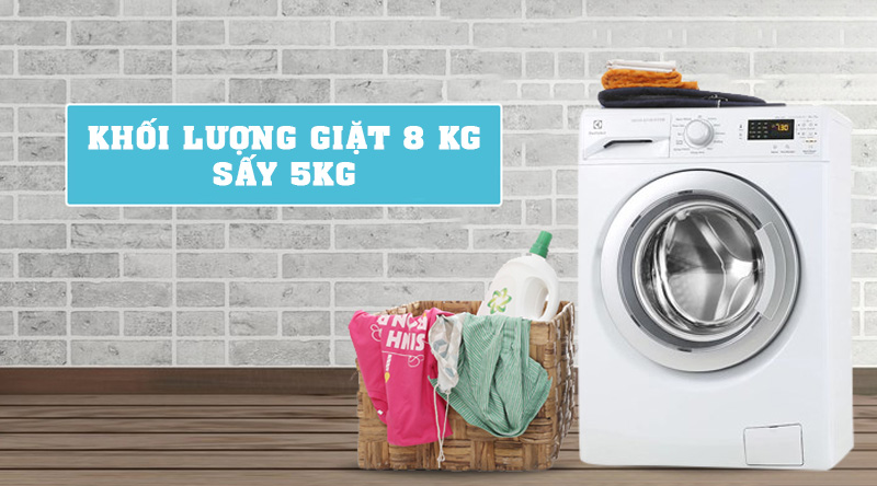 máy giặt sấy inverter electrolux eww12853 khối lượng giặt 8kg