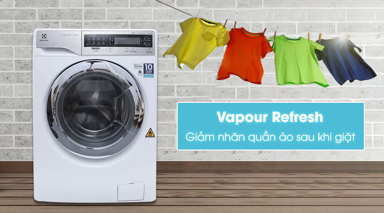 máy giặt sấy inverter electrolux eww14113 vapour refresh
