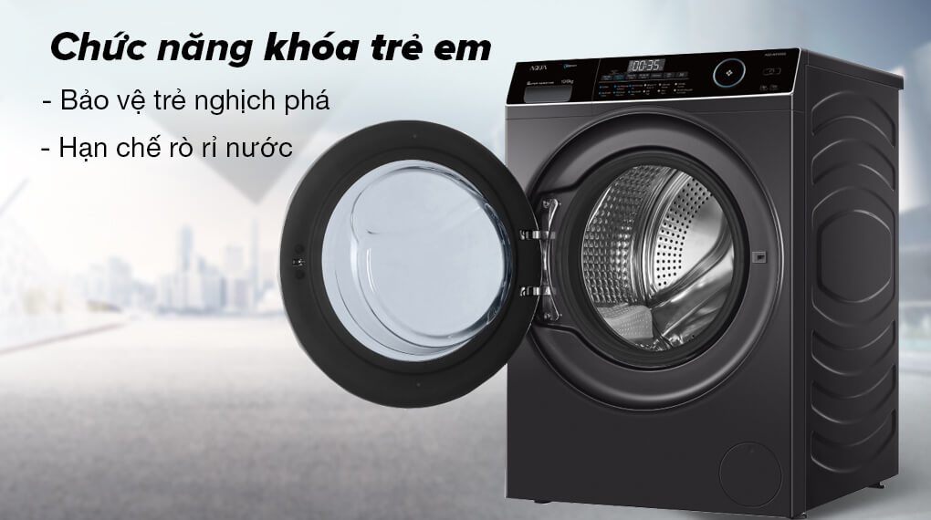 Máy giặt sấy Aqua Inverter AQD-AH1000G.PS 10 kg