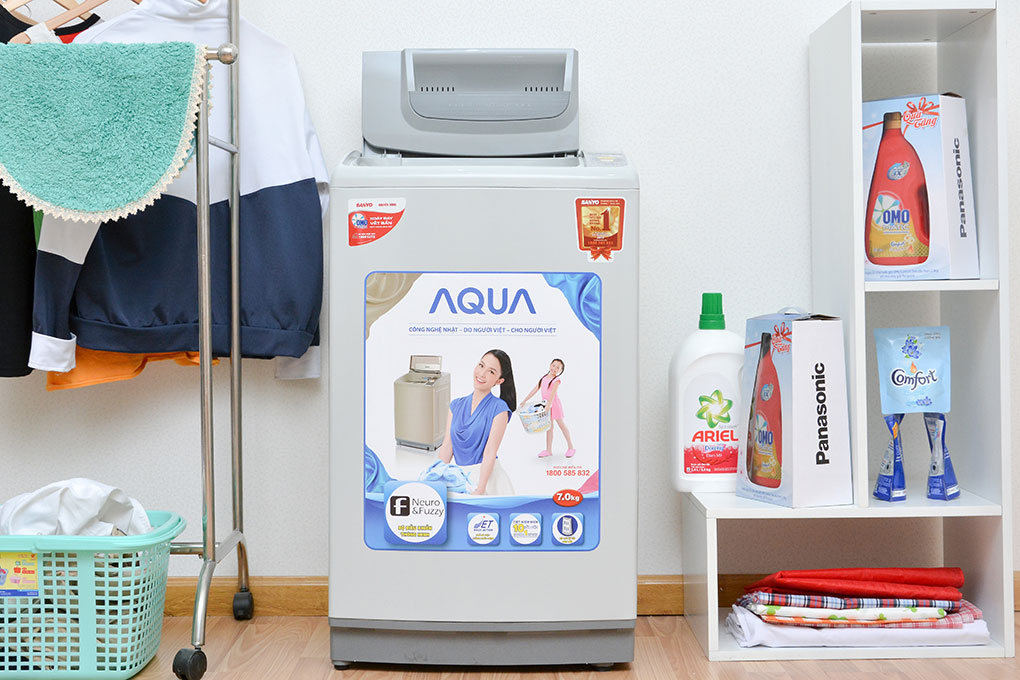 máy giặt lồng đứng aqua aqw-s70kt