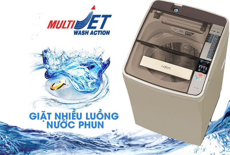 máy giặt aqua aqw-u800at multi jet
