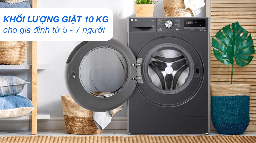 Máy giặt LG Inverter 10 kg FV1410S4M1
