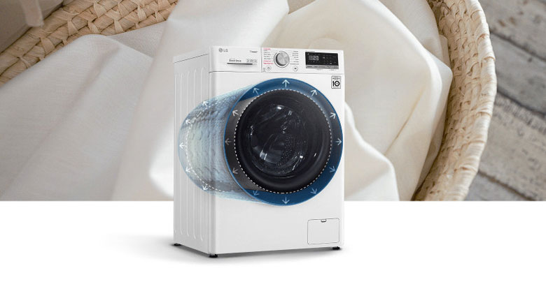 Máy giặt sấy LG Inverter 11kg FV1411D4W lồng ngang - Kích thước lồng giặt lớn