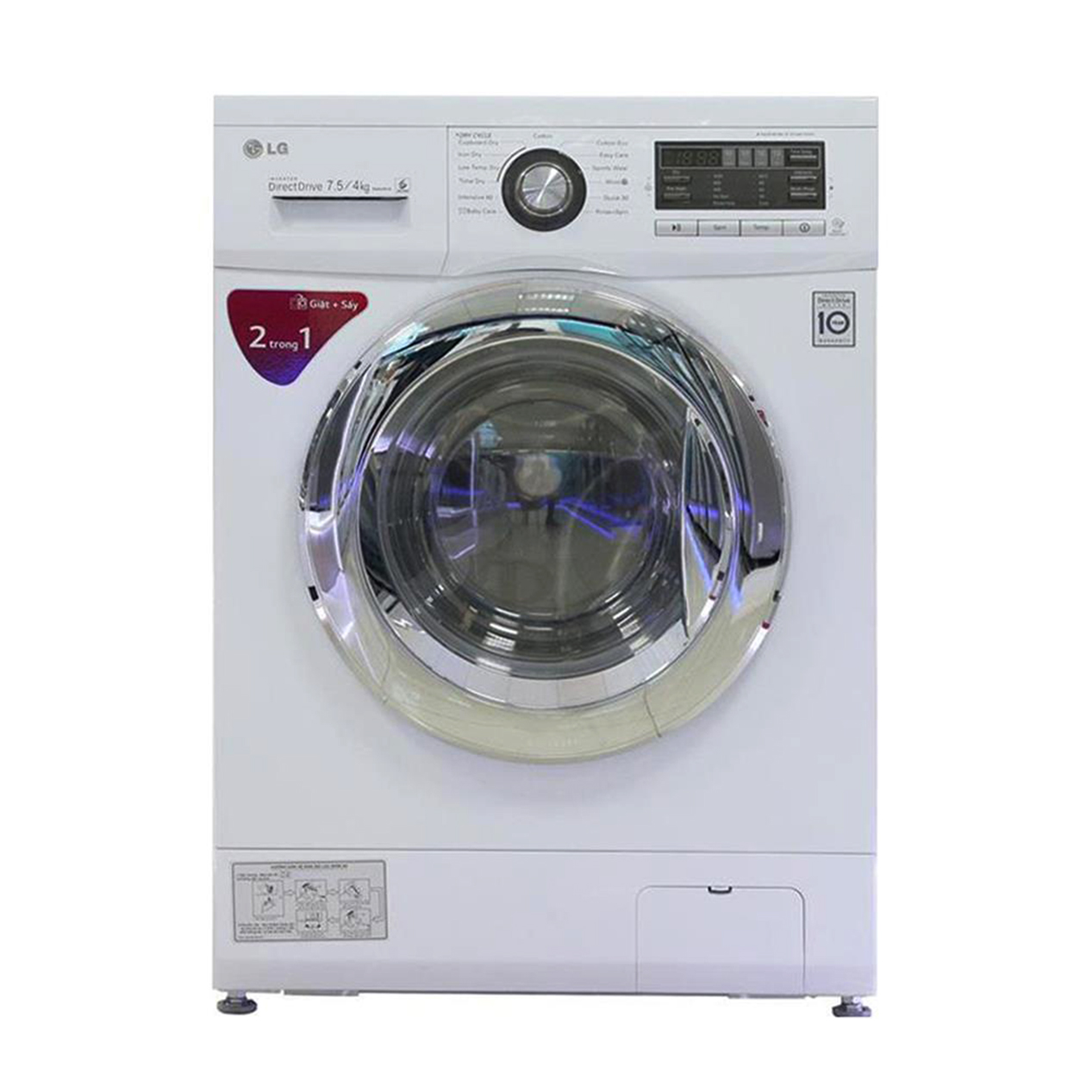 Máy giặt sấy 8 Kg LG WD-18600
