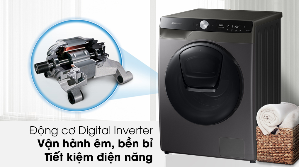 Máy giặt sấy Samsung Addwash Inverter WD95T754DBX/SV 9.5kg