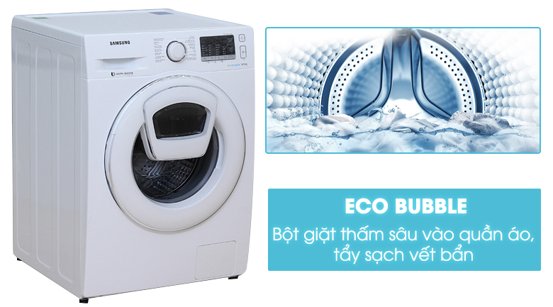máy giặt samsung ww80k5410ww-sv eco bubble