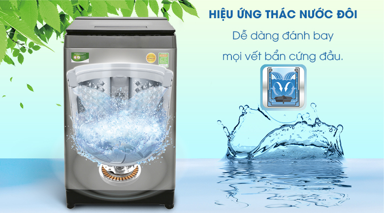 máy giặt toshiba aw-duh1100gv hiệu ứng thác nước đôi