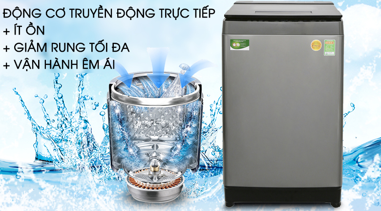 máy giặt toshiba aw-duh1200gv công nghệ inverter