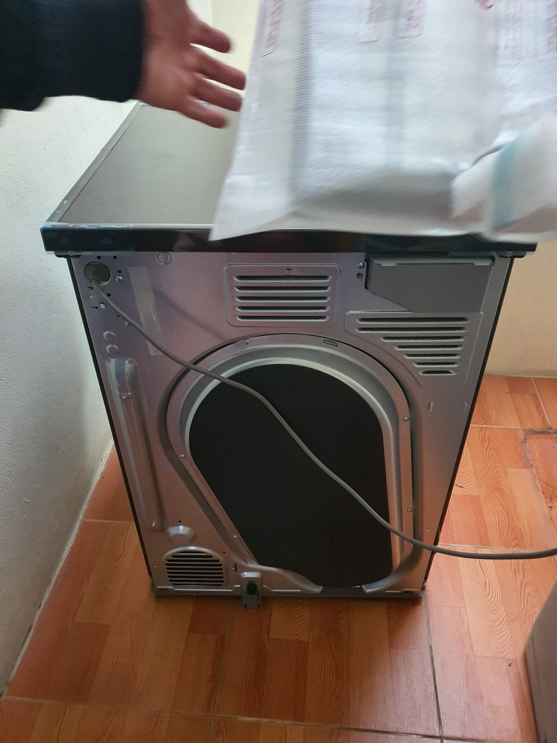 Hình ảnh thực tế máy sấy bơm nhiệt LG 10.5kg  DVHP50B